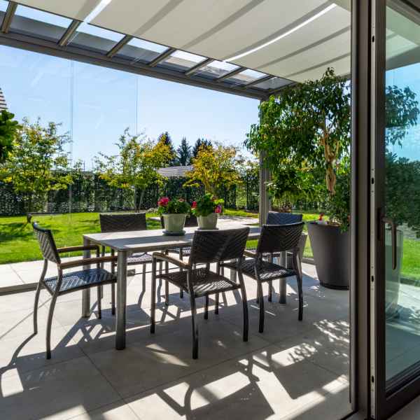 Prisme Véranda - Pergola bioclimatique sur mesure (toile / vitrée) Haut-Rhin (Mulhouse) et le Territoire de Belfort