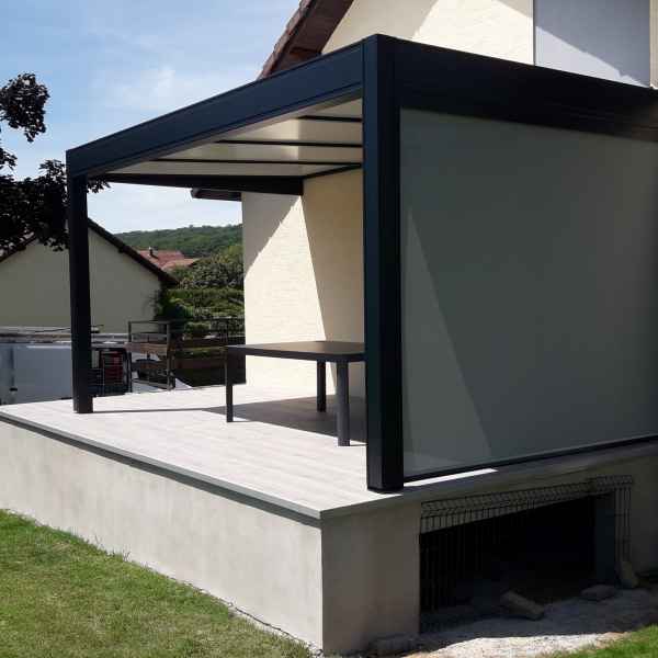 Prisme Véranda - Pergola bioclimatique sur mesure (toile / vitrée) Haut-Rhin (Mulhouse) et le Territoire de Belfort